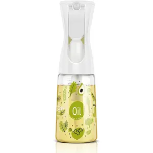 Oliver Oil Sprayer for cooking, Spray bottle 6oz, Non-Aerosol Refillable Dispenser Oil Mister FS601 Green Vegetable