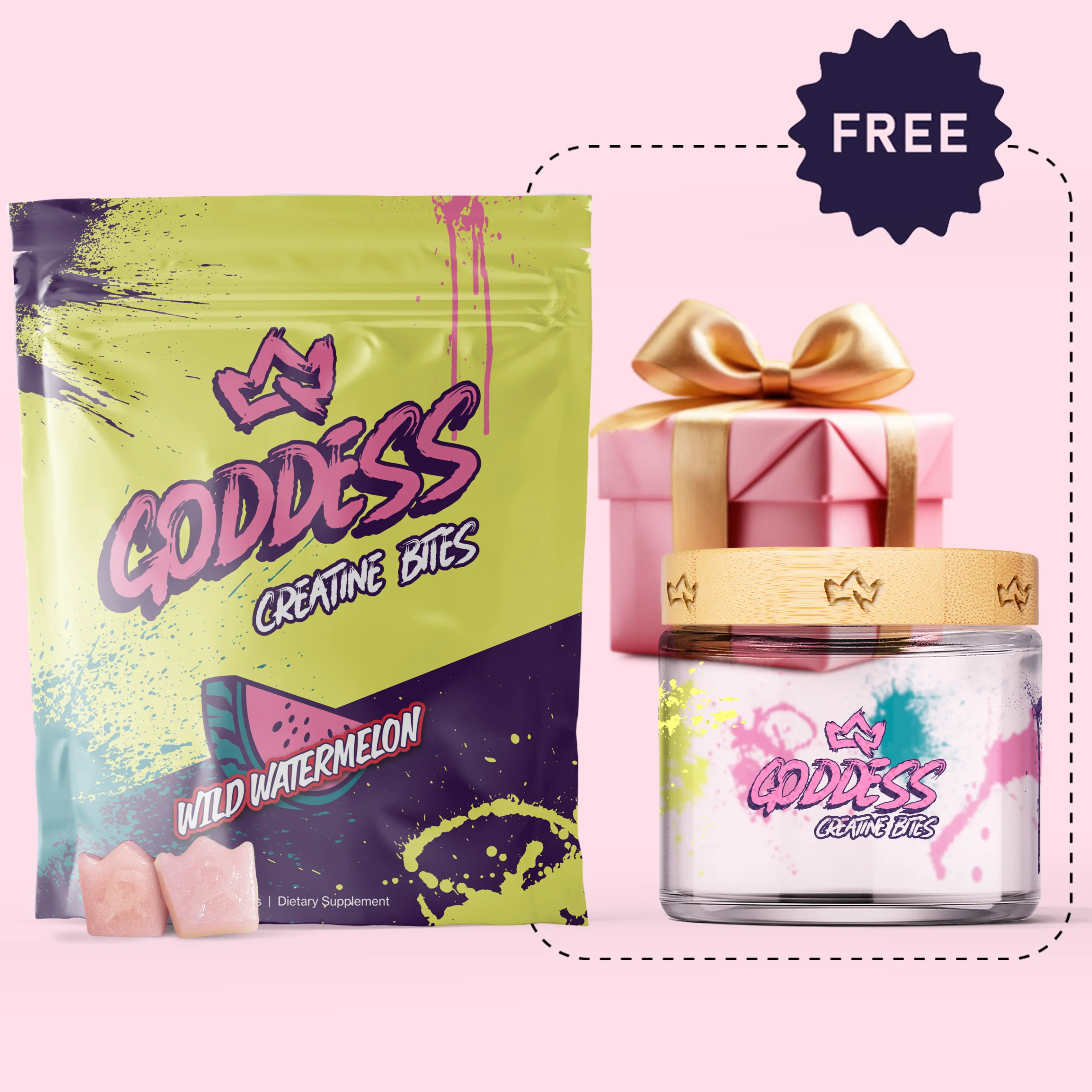 Goddess Creatine Bites Starter Kit - Lean Muscle Booster for Women Goddess Creatine Bites Starter Kit - Lean Muscle Booster for Women