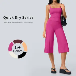 Tenwolf New Yoga Set: Camisole Top, High-Waisted Quick-Dry Casual Shorts, Running & Outdoor Yoga Outfit