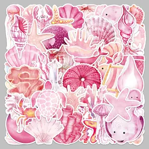 Ocean Series Sticker, Self Adhesive Decorative Stickers, DIY Decals for Water Bottle, Laptop, Phone Case, Cellphone, Casing, Scrapbooking, Journal Making, Screen Protector