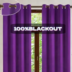 Blackout Curtains, Customizable Colors & Sizes, Waterproof Durable Material, Ideal for Bedroom/living Room Decor, Easy Care Design