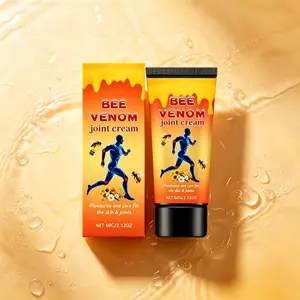 Bee Venom Joint & Skin Cream 60g – Deep Moisturizing Formula for Joint & Muscle Comfort – Soothes Aching Joints, Stiffness & Dry Skin – Fast Absorbing Body Care Cream – Daily Use