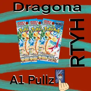 RTYH Pokemon Paradise Dragona Booster Pack AR or Better (LIVE)
