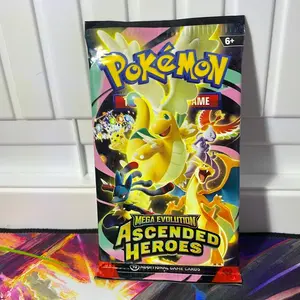 Pokemon Mega Evolution Ascended Heroes Single Pack Ripped Live!