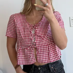 GINGHAM PRINCESS TIE SHIRT