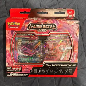 Pokemon League Battle Deck Team Rocket's Mewtwo GX New in Box Sealed Trading Card Game for Experienced Trainers