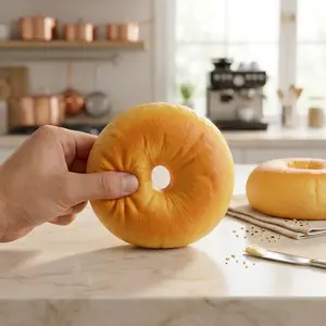 Ultra-soft silicone donut-shaped stress-relief toy with a slow-rebound sensation; perfect for teens; non-toxic; ideal as party favors, Christmas gifts, and birthday presents