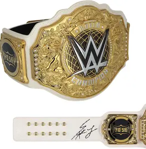 Iyo Sky WWE Autographed Women's World Championship Replica Title Belt with Talent Side Plates - Fanatics Authentic Certified