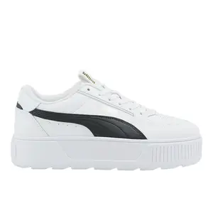 PUMA Womens Karmen Rebelle Platform Sneakers Shoes Casual - White