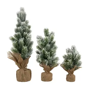 Northlight Pine Trees with Burlap Base - 18" - Set of 3