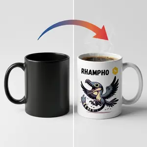Color Changing Mug – Heat Reveal Dinosaur Coffee Cup, Fun Gift for Kids Boys, Cool Magic Mug