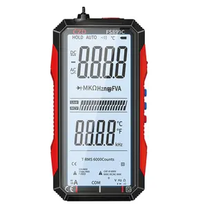 Large screen, NVC contactless detection, USB rechargeable multimeter, high-precision measurement, compact and convenient to carry LED lighting