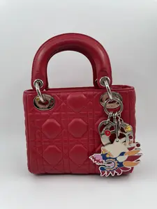 Pre-owned LEATHER Shoulder Bags CHRISTIAN DIOR RED DRAGON SHOULDER BAG