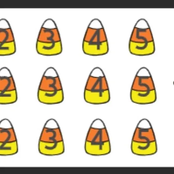 Candy corn Gnome Savings Tracker