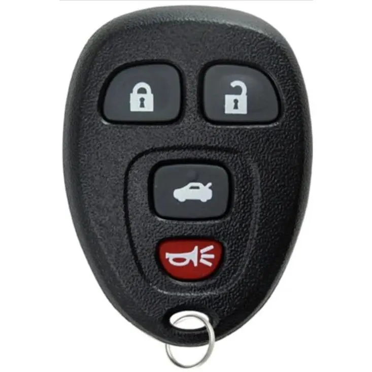 4 Button Remote Keyless Entry Replacement for Chevrolet Monte Carlo, Equinox, Impala 2006-2016 FCC ID: OUC60270 IC: 850K60270, 850K60221 PN: OUC60221, 850K60270, 850K60221