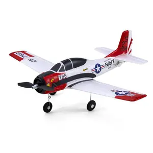 FMS 410mm T-28 Trojan RTF Ready to Fly RC Airplane with Transmitter Receiver Battery Charger Pre-installed Electronics