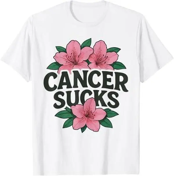 Cancer Sucks Azalea Flower Cancer Survivors and Supporters T-Shirt