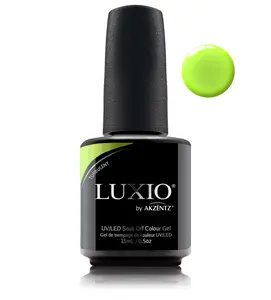 Luxio Turbulent Green gel nail polish