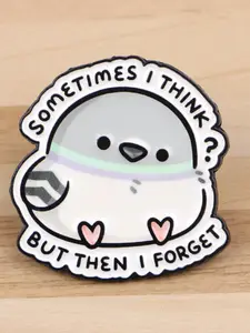 Adorable Fat Pigeon Cartoon Pin, Elegant Zinc Alloy Brooch, Backpacks, Briefcases, Fashion Accessories for All Seasons