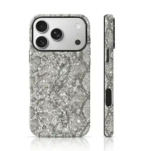 Luxury Sequin Design Phone Case Double-Layer TPU Shockproof for iPhone 17 Pro Max/16 Pro Max /15Pro Max 15/14/13/12 & Samsung S26 /S25Ultra Cute Phone Case
