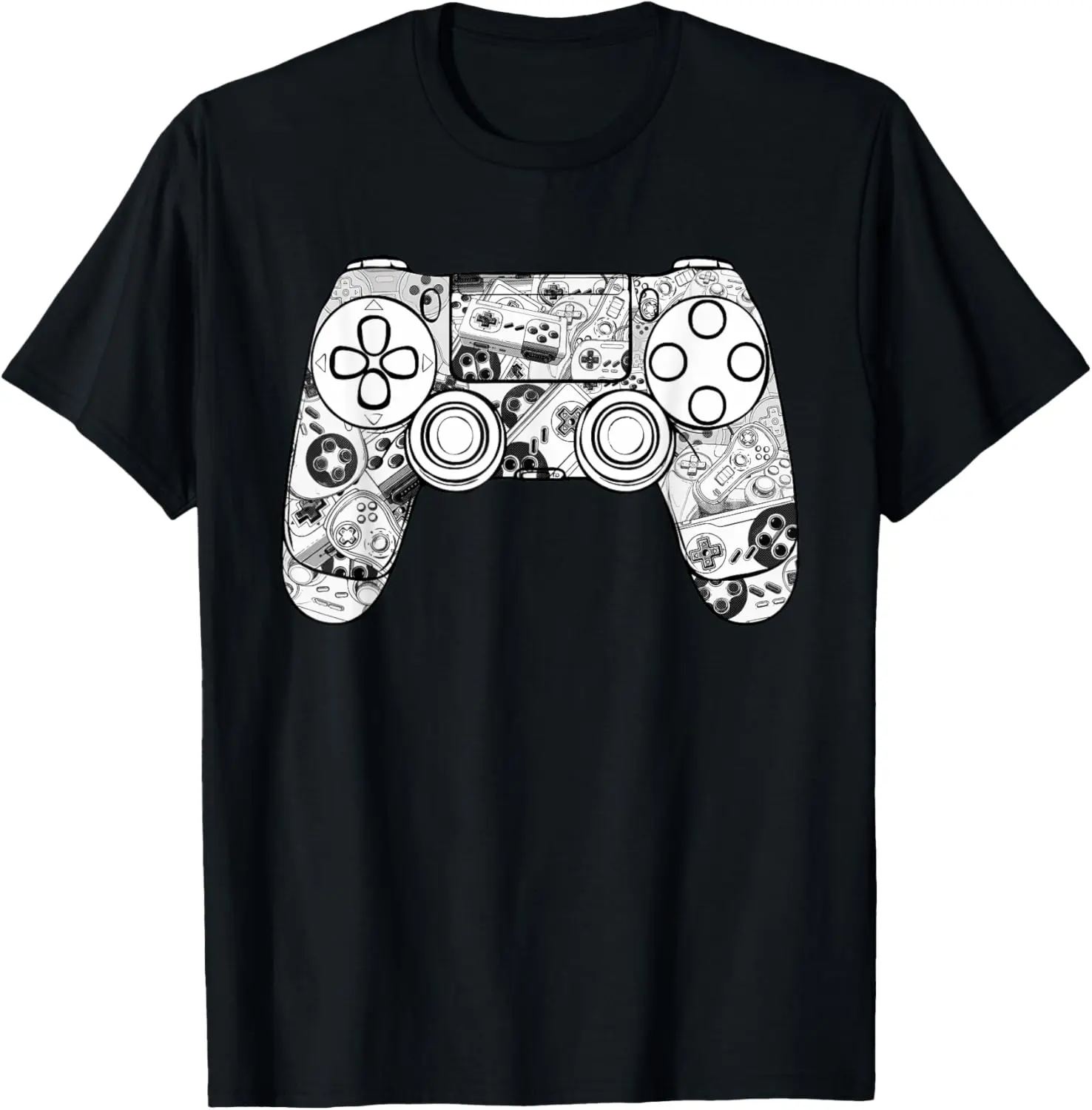 100% Cotton Gamer Shirt Gaming Shirts For Men Boys Video Game Controller T-Shirt