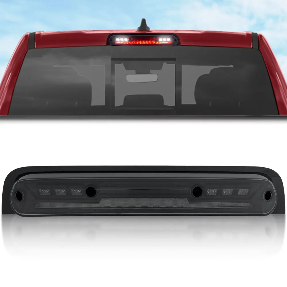 RECON  Dodge 2019-25 RAM 1500 Ultra Bright Red LED 3rd Brake Light Kit with White LED Cargo Lights - Multiple Lens