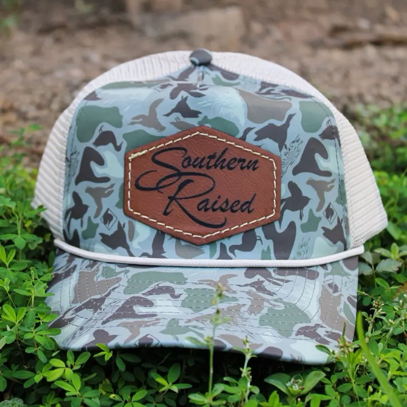 Dri-Duck Duck Camo hat with Southern Raised Patch