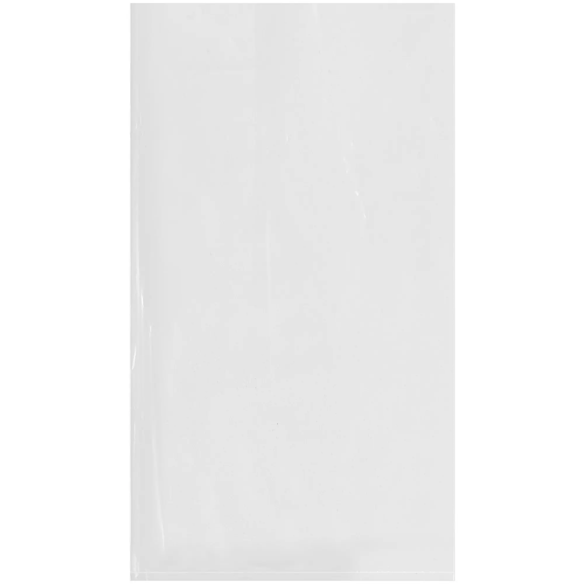 Plymor 9" x 16", 1.25 Mil Flat Open Clear Plastic Poly Bags