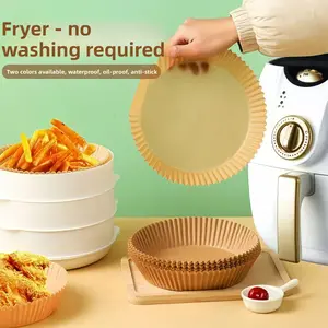 Air Fryer Parch Paper Nonstick Round Disposable Liners Oval Banneton Bread Liner 450°F Heat Resistant Safe for Baking Roasting Cake Molds Kitchen