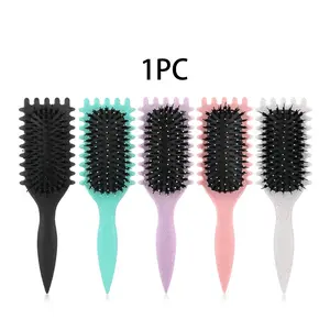 Multifunctional Jump Comb for Curls, Safety Cushion Large Wave Curling Brush, One-Stop Hair Styling Tool, Perfect for Volume and Shape