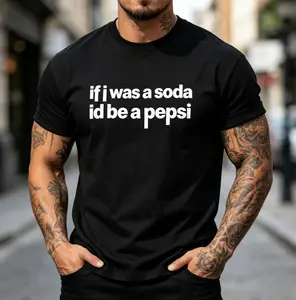 Trendy Pepsi Meme T-Shirt | 180g 100% Cotton, Unisex Streetwear, Original Design, Suitable For Spring/Summer/Autumn/Winter