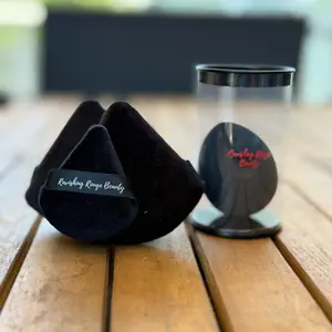 Ravishing Rouge Beauty Snatch & Set Duo Beauty Sponge & Powder Puff Set for Makeup Application