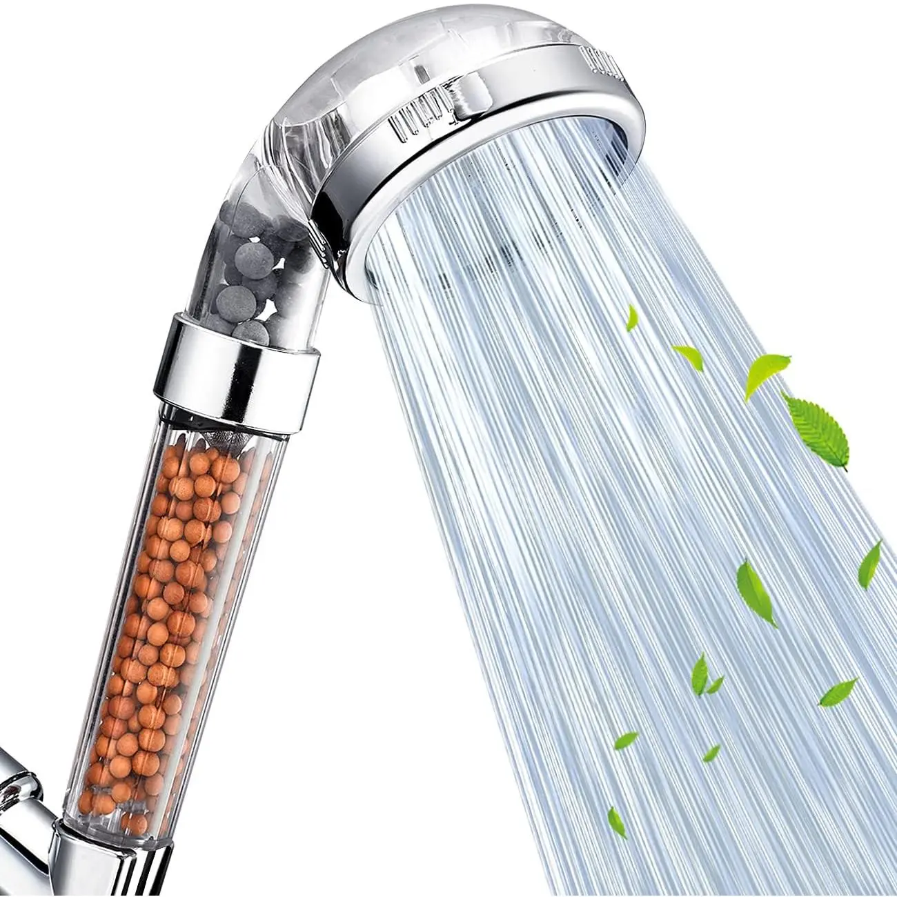 High Pressure Adjustable Handheld Showerhead Set - Water Saving, 3-Mode Filtration Showerhead for Dry Hair, High Pressure Showerhead