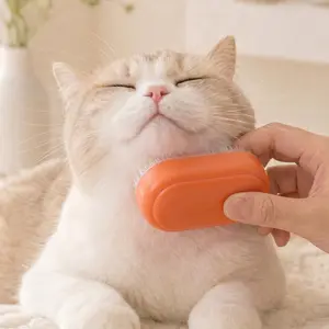 Cat Hair Brush with Cat Tongue Design, Deep Fur Removal, Massage Sensation, Pet Grooming Tool for Cats and Dogs, Mini Model Xinghao