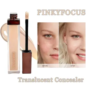PINKYFOCUS Sheer Watery Under Eye Concealer - Multi-purpose brightening and contouring foundation, effectively conceals dark circles, available in 3 shades, creates a lightweight, flawless complexion.