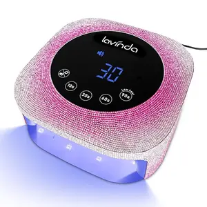 Lavinda 601 Nail Lamp – 54W Cordless UV LED Lamp with Touch Display, Fast Cure & Multiple Color Options