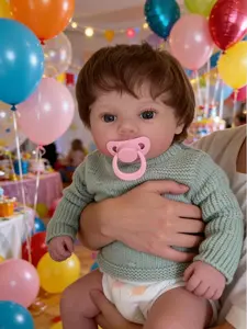 Reborn Baby Dolls Girl Vinyl Full Body 18inch Realistic Newborn Girl Real Life Reborn Dolls with Accessories