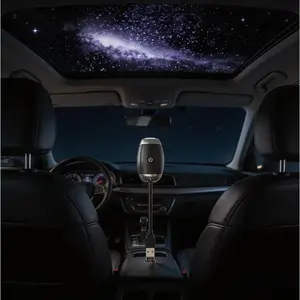 USB Car Star Projector , Atmosphere Decorations for Car Interior,Ceiling, Bedroom, Party and More, Adjustable-angle LED light
