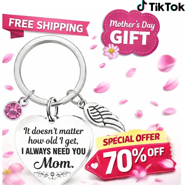 Mothers Day Gifts from Daughter Son, Mom Birthday Valentines Day Christmas Gifts Keychain Mother Stocking Stuffers