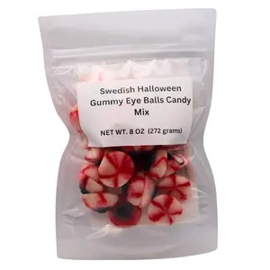 Swedish Halloween Gummy Eye Balls - 1/2 Pound - Halloween Candy - Swedish - Candy - Bonbon- Snack - Trick or Treat