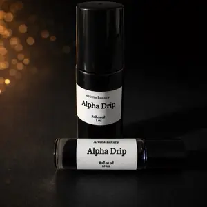 for Man Alpha Drip Roll On Fragrance Oils - 10 ML Perfume Scented Choose your size between 10 ML and 1 OZ Compact Aroma