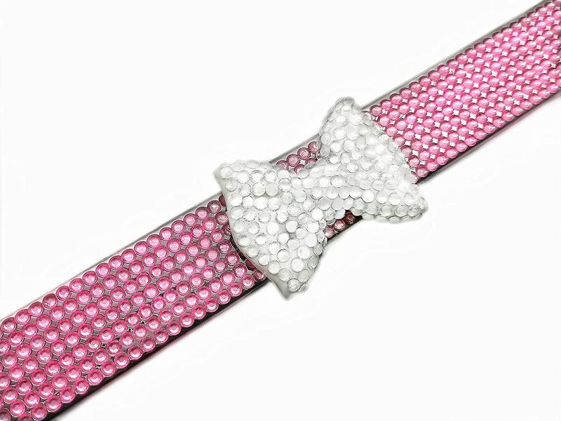 2 Pack Bling License Plate Frame, Rhinestone Premium Stainless Steel License Plate Frame, Facets Clear Color Rhinestone Crystal, Girly Car Accessories Automotive Vehicle