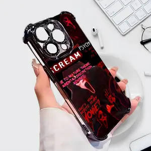 Scream Ghostface Phone Case for Horror Fans & Halloween Lovers, Protective Case Compatible with iPhone 11/12/13/14/15/16 (Pro Max/Plus)