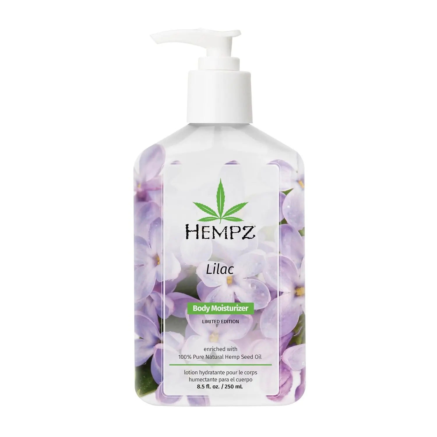 Hempz New Limited Edition Lilac Lotion, Body Moisturizer, 8.5 oz. | Hemp-derived formula softens and hydrates skin for lasting comfort all day
