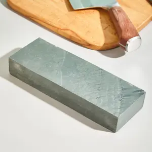 Natural Coarse Grit Sharpening Stone, Kitchen & Woodworking Tool Sharpener, Restore Knife Edge Effectively