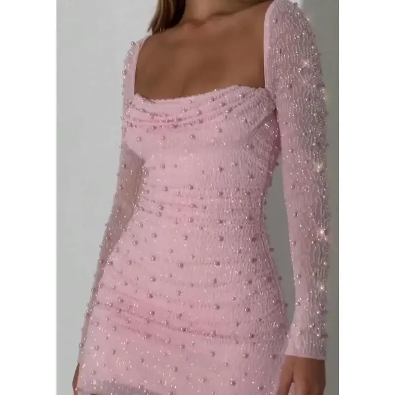 strapless dress sequin Samba Sequin Strapless Mini Dress Black / M