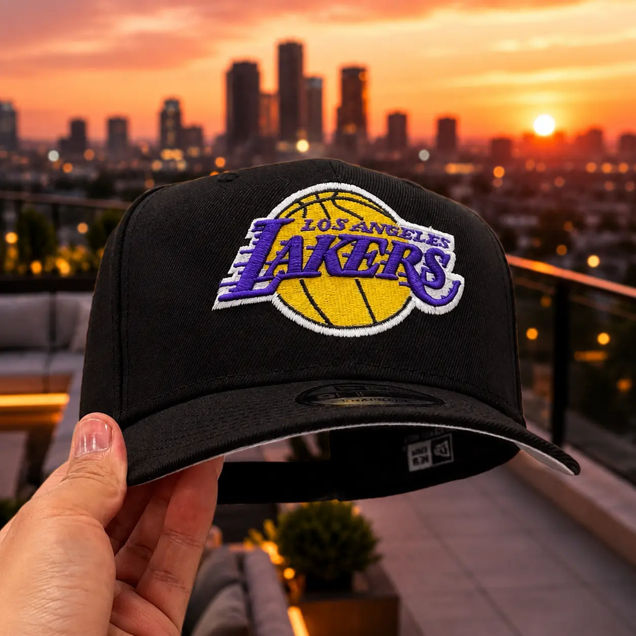 New era California Hoop Culture High Profile Curved Bill Cap Combo | Rigid Buckram Panels Premium Snapback Hat | Black Purple Red Streetwear Wear new