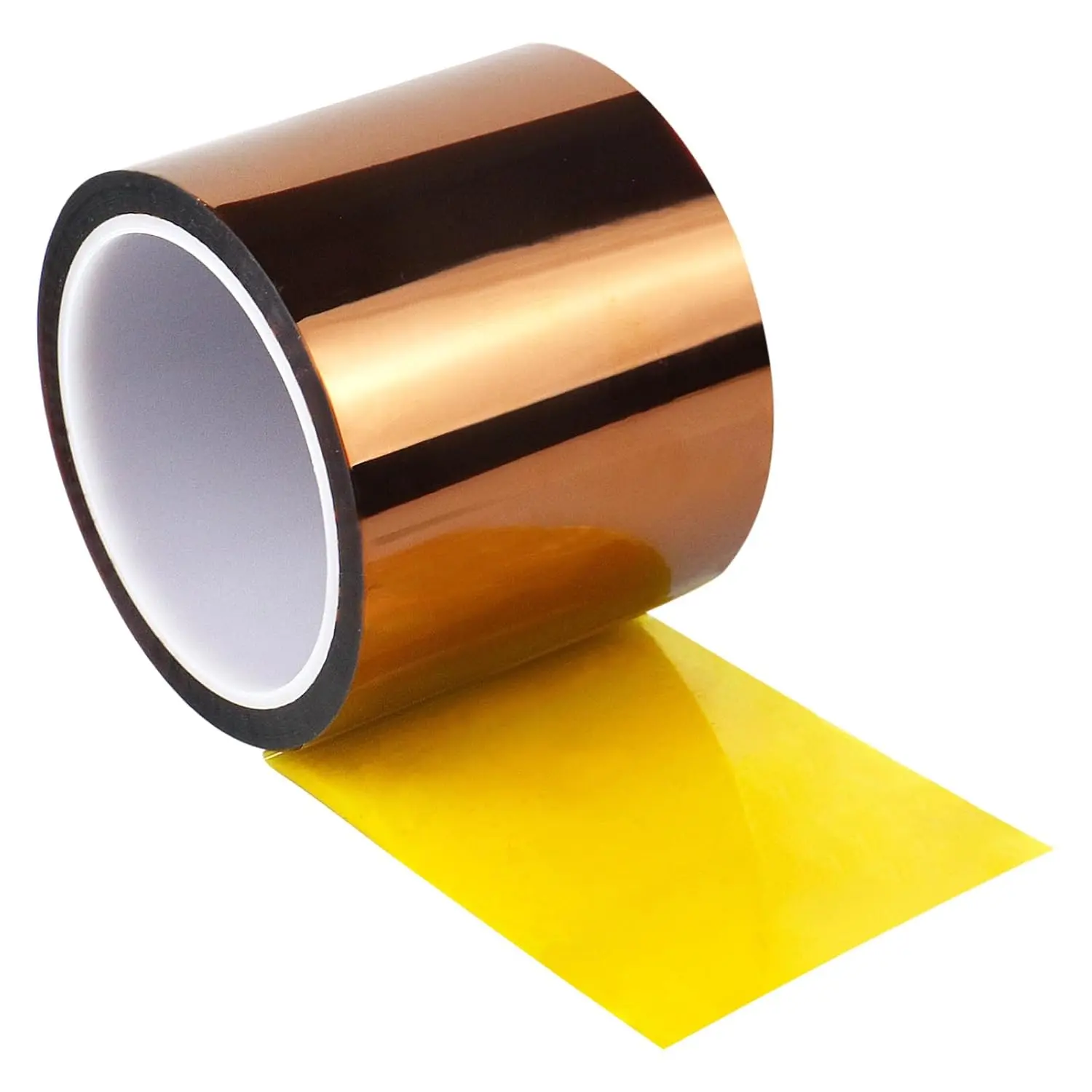 High Temperature Tape, 76 mm x 108 ft (33m), Heat Resistant Polyimide Tape for Sublimation, 3D Printers, Soldering, Circuit Board Protection