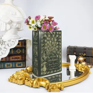 Pride and Prejudice Ceramic Book Vase, Vintage Book Vase Decor, Ceramic Decor, Book Shaped Flower Vase, Bookish Gift, Home Decoration