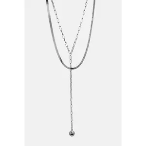 Rivulet -  Stacked Sterling Silver Necklace